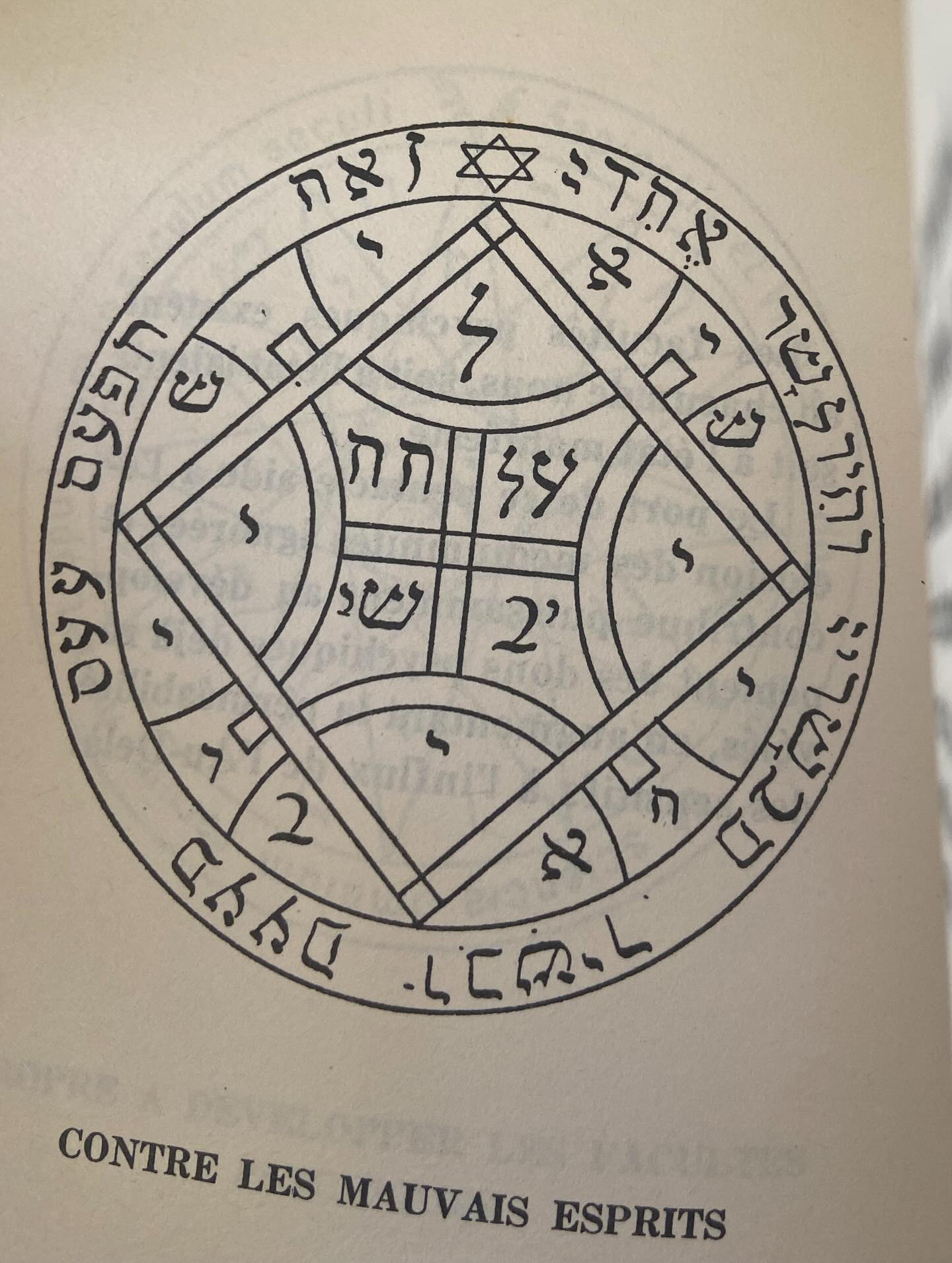 Sceau Salomonien Talisman Contre Mauvais Esprits — portfolio Hamsa Tattoo Dijon handpoke