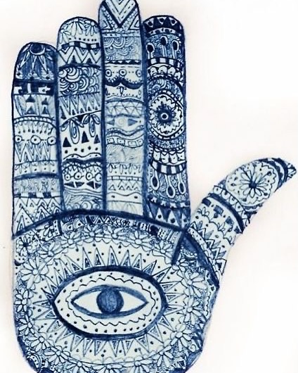 Tatouage Amazigh Etoiles Losanges Avant Bras Handpoke — portfolio Hamsa Tattoo Dijon handpoke